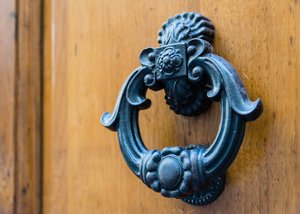 Aphrodite Copper Door knocker.