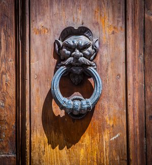 Aphrodite Copper Door knocker.