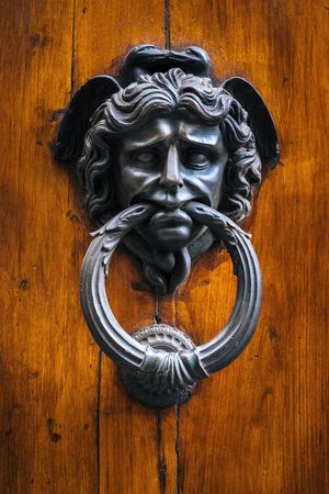 Aphrodite Copper Door knocker.