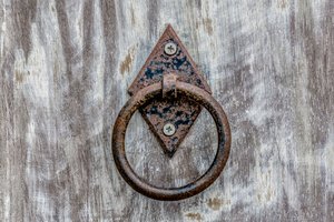 Aphrodite Copper Door knocker.