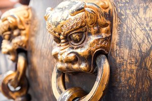 Aphrodite Copper Door knocker.