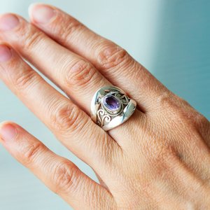 Golden Lotus Ring