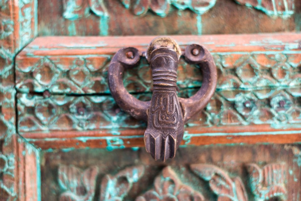 Aphrodite Copper Door knocker.