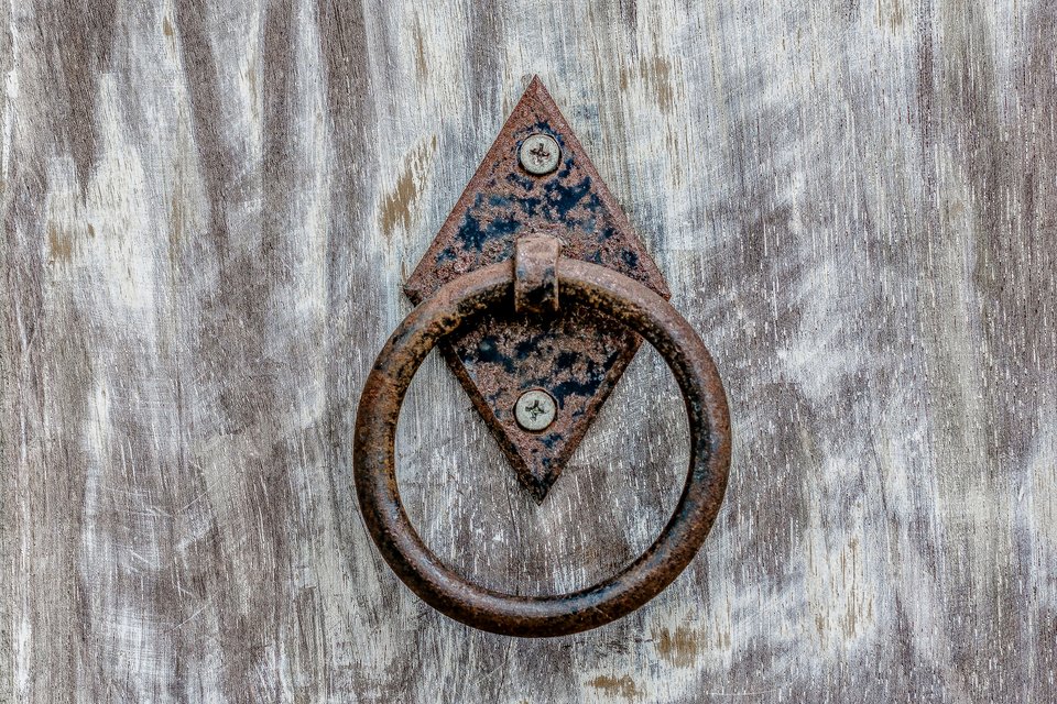 Aphrodite Copper Door knocker.