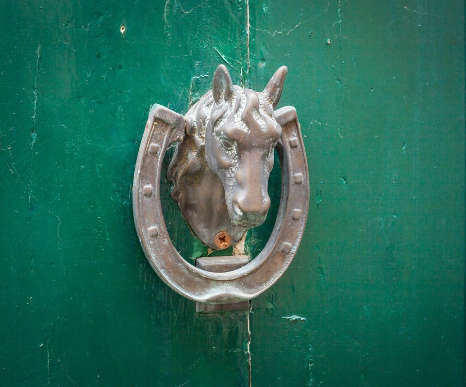 Aphrodite Copper Door knocker.